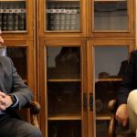 Subsecretario Bolívar recibe saludo protocolar de Senador Andrés Longton